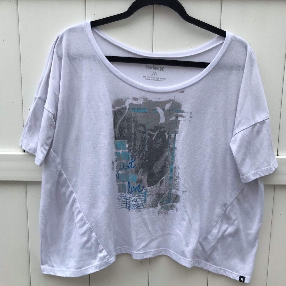 Hurley casual white top